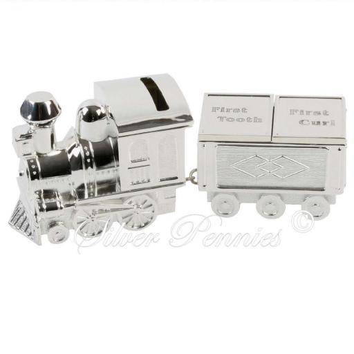 Train With Tooth Curl Money Box